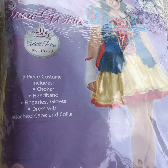 Adult Snow White Costume Med - Picture 6 of 7